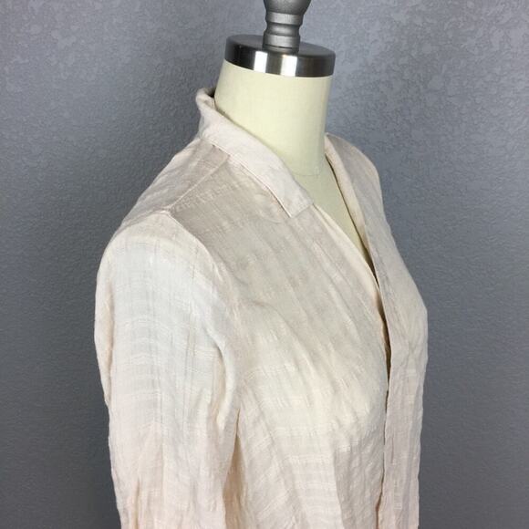 •Forever 21• Blush Collared Top Size M _2 - Picture 3 of 5